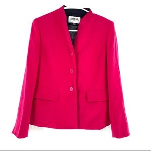 Kasper Women's Blazer & Skirt Work Outfit Set Pink